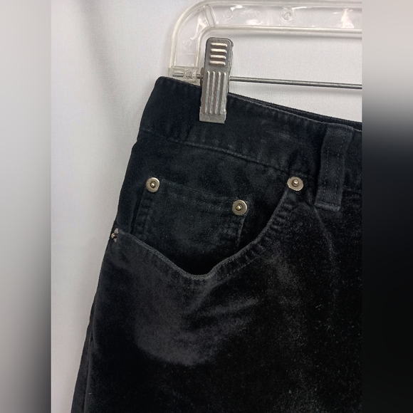 Talbots Black Velvet Classic Pants (#1,420) - Picture 5 of 8